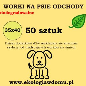 Worki na psie odchody 50 sztuk