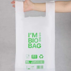 Reklamówka I`M BIO BAG BIO bez opłaty recyklingowej 25x45cm